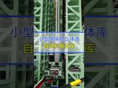 Max 3500kg Hệ thống xếp hàng tự động pallet AS-RS Stacker với cột kép